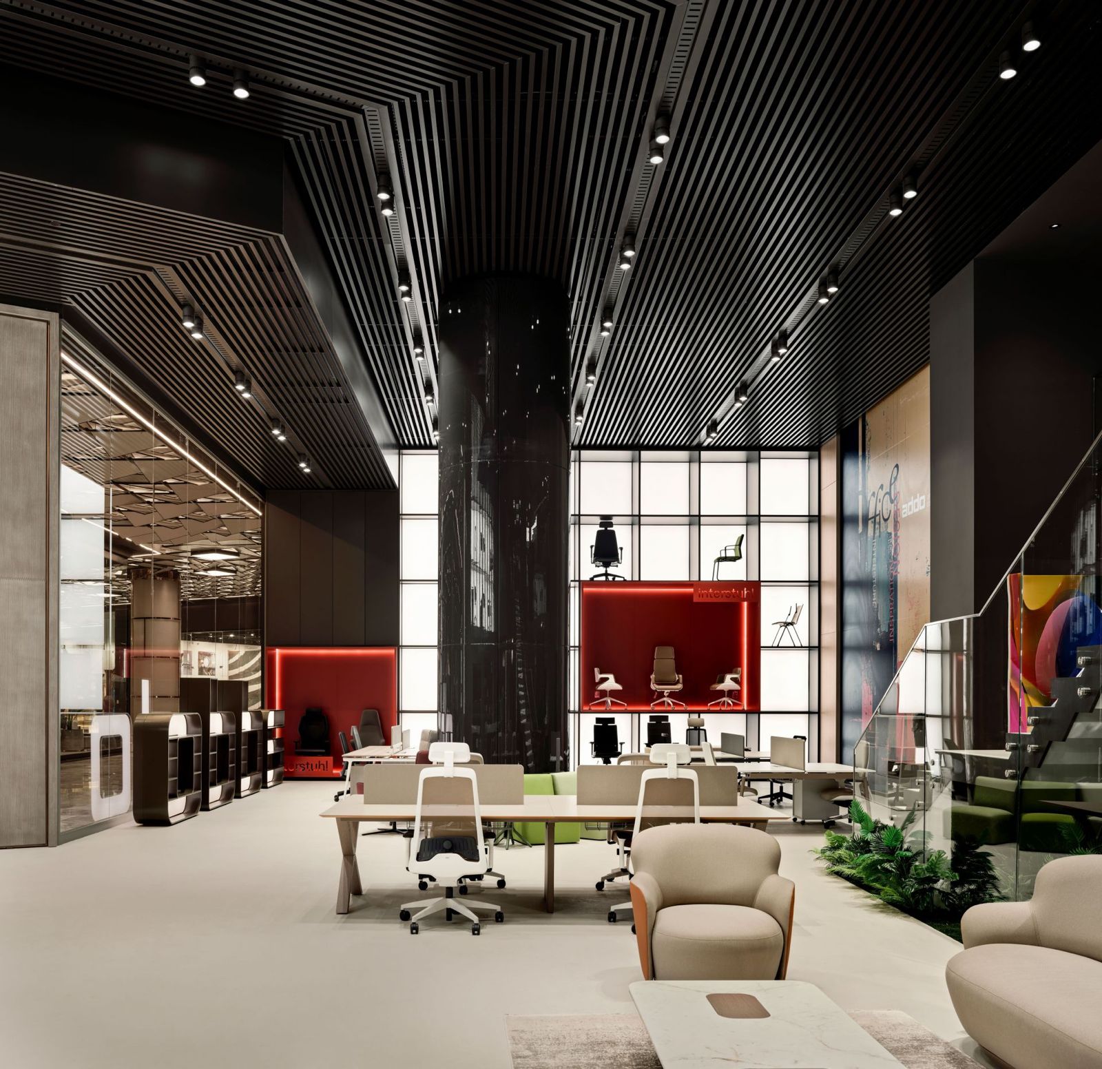 Addo Mobilya lighting showcase